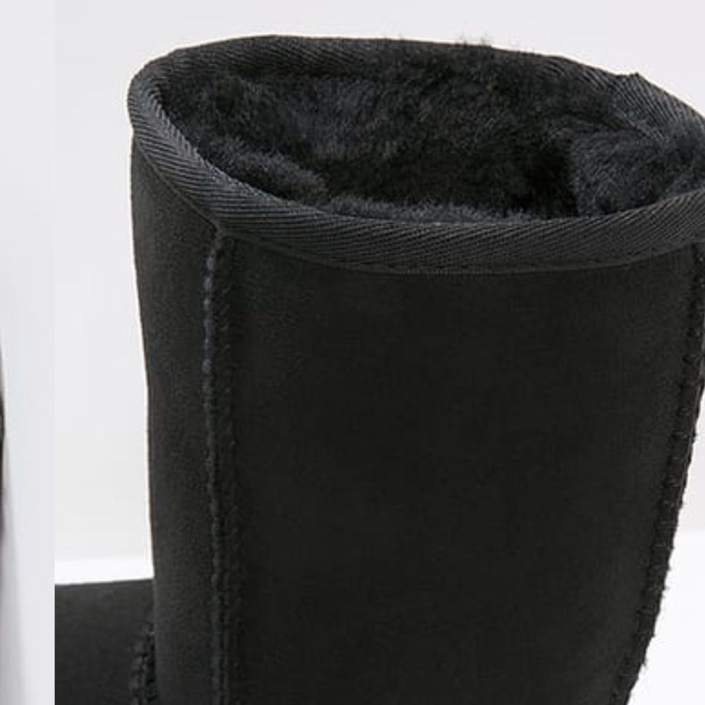 UGG Australia Classic Short Black Leather NWB - Picture 6 of 7